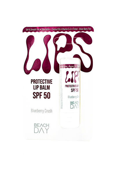 BEACH DAY Lips Blueberry-Crush 50F 5g Lip Protector Blueberry