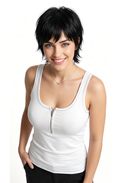 cicial Women's Cotton Open Front Body T-Shirt
