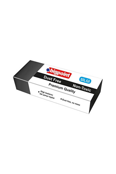 Bigpoint Black Eraser Medium Size Dust-Free