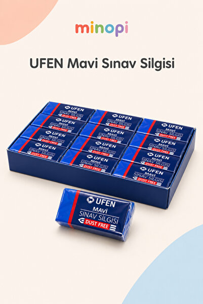 Minopi Mavi Sınav Silgisi Dust Free Tozsuz Yumuşak Öğrenci Silgisi