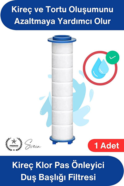Svein #Filtre 1 Adet Duş Başlığı Filtresi Kireç Klor Pas Önleyici Yedek Filtr...