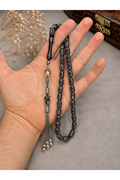 Alturki Tesbih 12-Piece Yarma Erzurum Oltu Prayer Beads with Masterful Crafts...