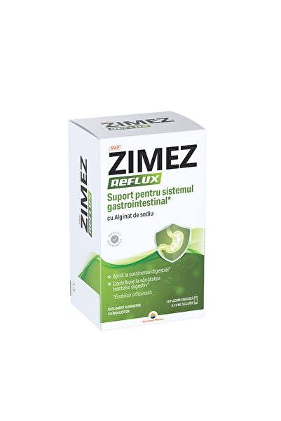 SUN WAVE PHARMA Zimez Reflux 14 plicuri x 15ml