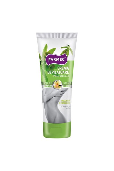 Farmec Set 3 x Crema Depilatoare Farmec, pentru Piele Sensibila, cu Extract d...