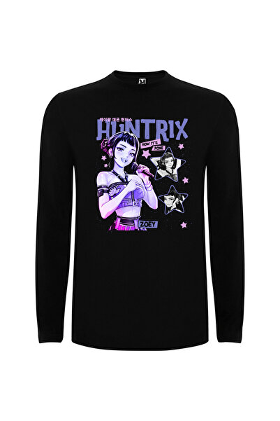 Ingift KPop Huntrix Κυνηγοί Δαιμόνων Ουνισέξ Βαμβακερό Μακρυμάνικο Μπλουζάκι
