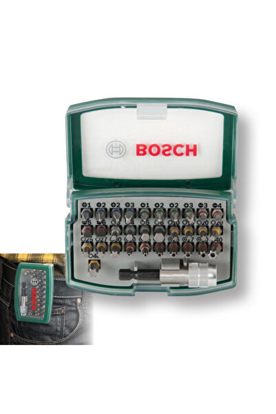 Bosch 32 Parça Vidalama Ve Bits Seti