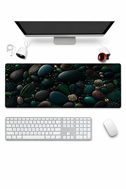 SonicTouch Keyboard Mousepad 32X70Cm Forest Jewels Seamless Smooth Liquid-Pro...