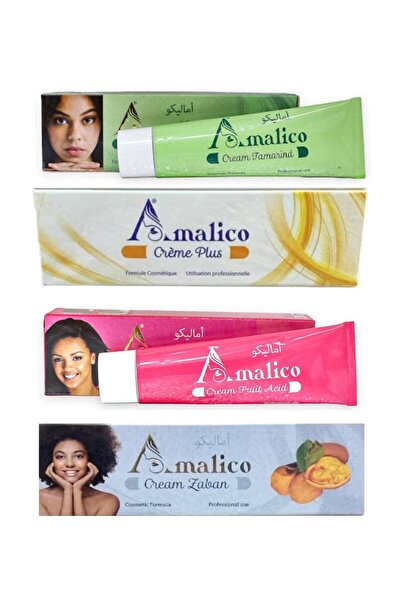 Amalico Cream Plus, Tamarind, Fruit Acid and Cream Zaban - 50 ml each - Pack ...