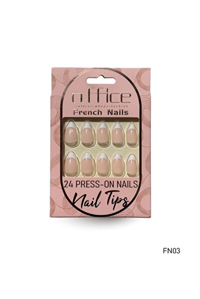 Generic Brand Office Classic French Elegant Nails — 24 Pieces
