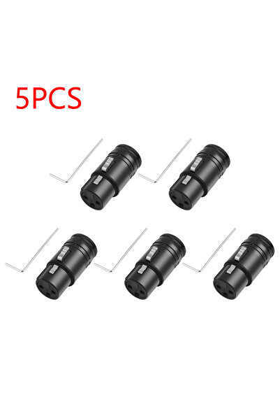 Choice3 Female 5Pcs Male To Male/Female To Female Compact XLR Microphone Sold...