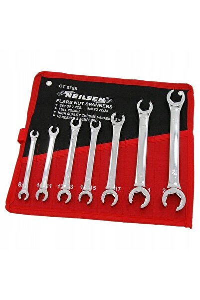 neilsen Set de chei pentru furtunuri de frână, tip ochi deschis, 8-24mm