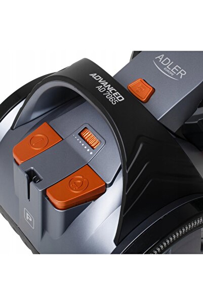 adler Aspirator ciclonic HEPA, fără sac, cu perie turbo, recipient de 1.6L, 3...