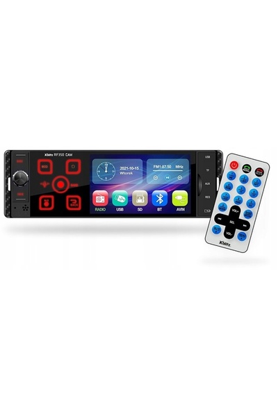 Xblitz Radio auto 1DIN LCD Bluetooth + Cameră de marșarier - RF350 CAM