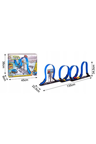 MalPlay Magnet auto 445cm Loops Cadou auto pentru ziua de naștere a copiilor Ns