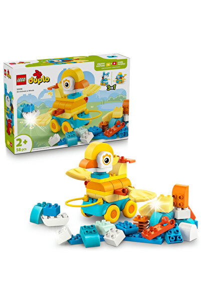 LegoPazar Set de construcție Lego Duplo 10448 3 în 1: Animale pe roți