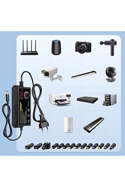 NO BRAND Sursă de alimentare universală DC 3-24V 3A / Adaptor AC 5.5mm 2.5mm ...