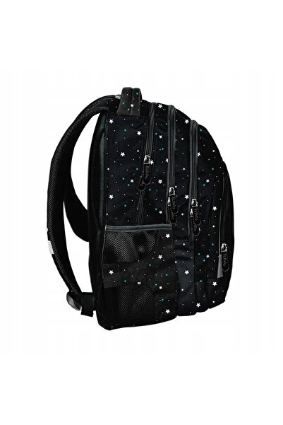 NO BRAND Lilo și Stitch Paso Rucsac școlar cu multiple compartimente, Negru, ...