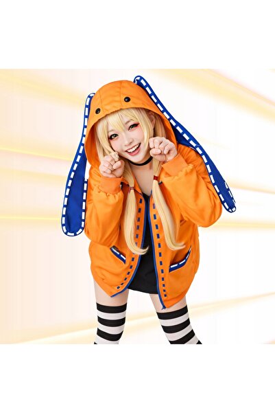 NO BRAND Costum cosplay anime Runa Yomozuki Kakegurui, hanorac, urechi, 152cm