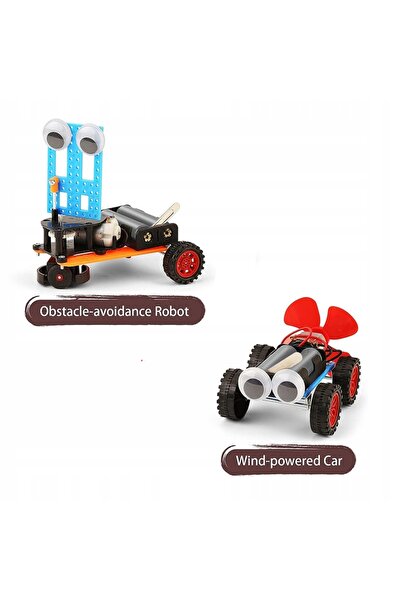 NO BRAND Kit de experimente electronice Mașinuță robot mică Știință despre el...