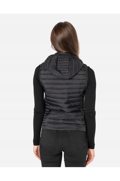 NO BRAND Vestă călduroasă de puf pentru femei, termică, fără mâneci, sport Ab...