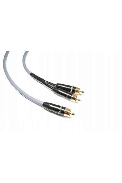 NO BRAND Cablu pentru subwoofer tip Y, 1x RCA - 2x RCA, MELODIKA MDSWY20G, GU...