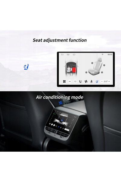 NO BRAND Player multimedia radio cu ecran IPS Android de 7 inch pentru Tesla 3/Y