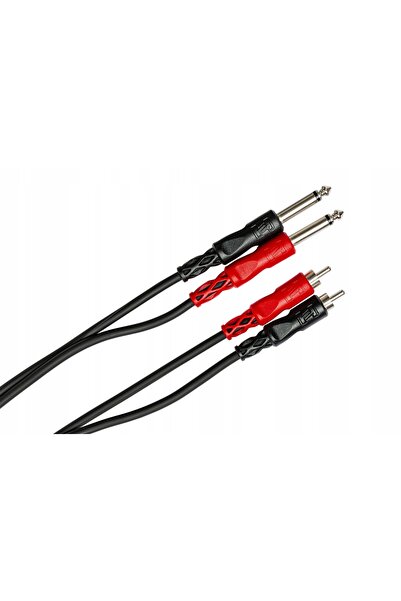 NO BRAND Hosa - Cablu Interconect 2 x TS 6.35mm - 2 x RCA