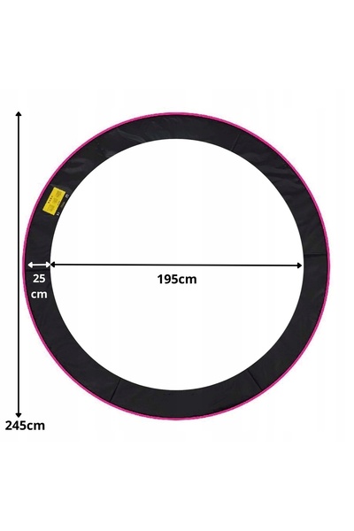 NO BRAND Husă de protecție din spumă pentru arcurile trambulinei 244-252 cm 8ft
