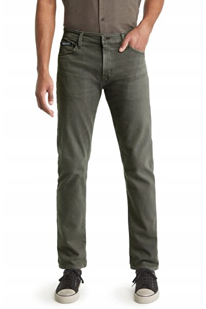 NO BRAND Pantaloni bărbați din bumbac, blugi kaki, denim Texsas, croială drea...