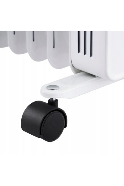 NO BRAND Radiator cu ulei, 1500 W, Alb, 7 aripioare, până la 10m², Ny1507-22M...