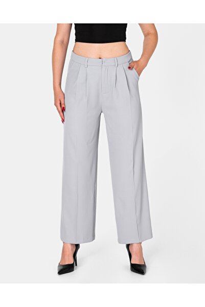 NO BRAND Pantaloni eleganți de damă, evazați, stil suedez, cu picior larg Fg0...