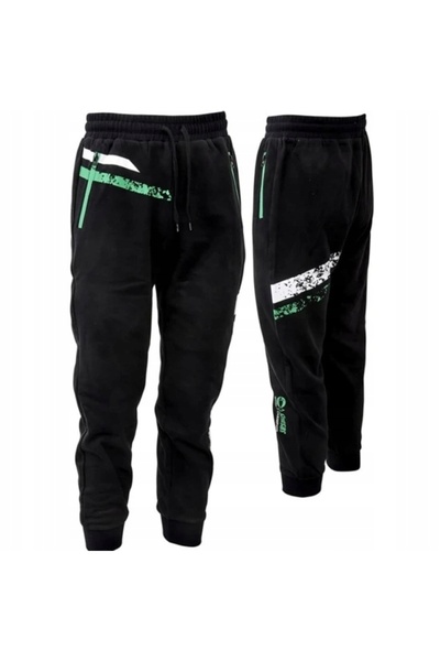 NO BRAND Pantaloni de trening Sensas Jogging Stripes Negru XXXL