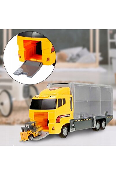 NO BRAND Camion Camioane Camion transportator Set 6 mașini Mașini Set