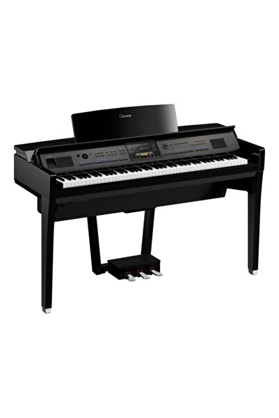 Yamaha بيانو رقمي CVP-909 PE مع مقعد من خشب الأبنوس المصقول
