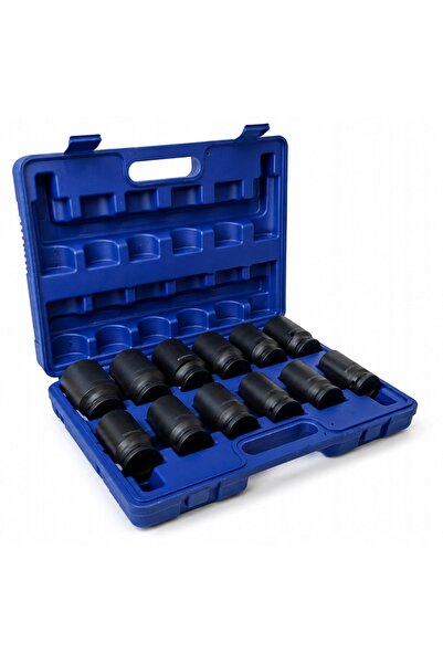 NO BRAND Set de chei tubulare de impact 24-41 mm, tubulare de impact 3/4 Cr-V...