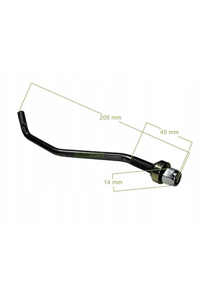 NO BRAND Suport punte stânga Husqvarna YTH 1842 190 200 2042 2046 210 2242 53...