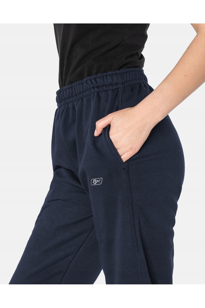 NO BRAND Pantaloni de trening sport de damă reiați Rennox 158 R XL negri