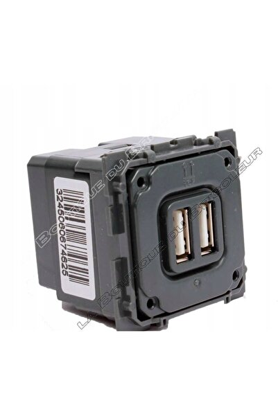 NO BRAND MOSAIC - Priză USB 3A - Aluminiu Legrand 079394