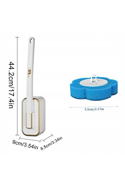 NO BRAND Perie de toaletă de unică folosință antibacteriană + Set de 24 rezerve