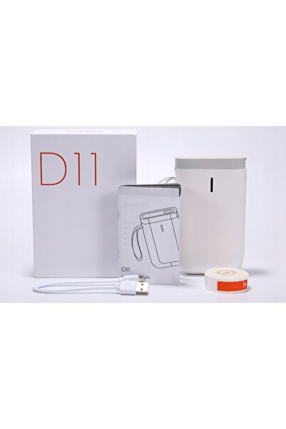 NO BRAND Niimbot D11 Imprimantă termică portabilă ușoară pentru etichete Albă...