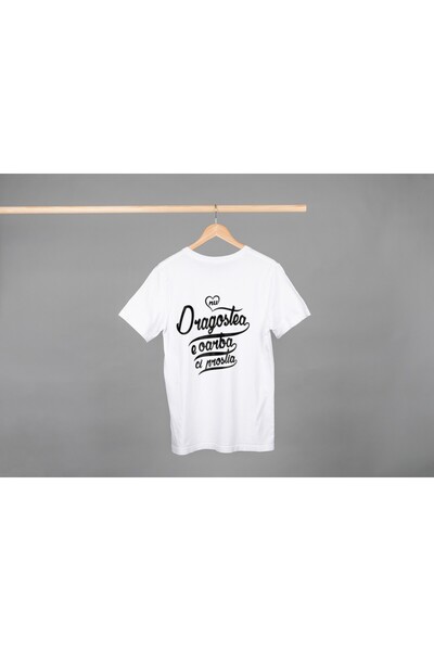Noname Tricou Unisex Bumbac Premium Casual " Nu dragostea e oarba, ci prostia...