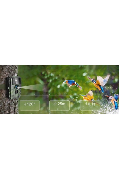 NO BRAND Cameră foto capcană IR 940nm pentru animale sălbatice Full HD, senzo...