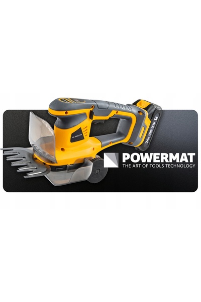 Powermat Foarfecă electrică cu acumulator 21V 2AH, LCD, 200MM, 2 lame, pentru...