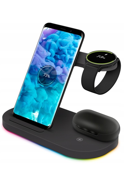 NO BRAND Stație de încărcare prin inducție 3 în 1 pentru Samsung Yenkee 15W U...
