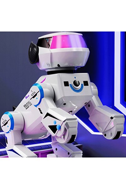 NO BRAND Roboți cu control pilot, rază de acțiune de 10m, redau muzică prin B...