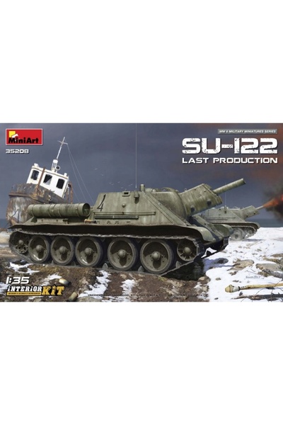 NO BRAND Miniart 35208 1:35 Su-122 Producție Târzie cu Interior Kit Model pen...