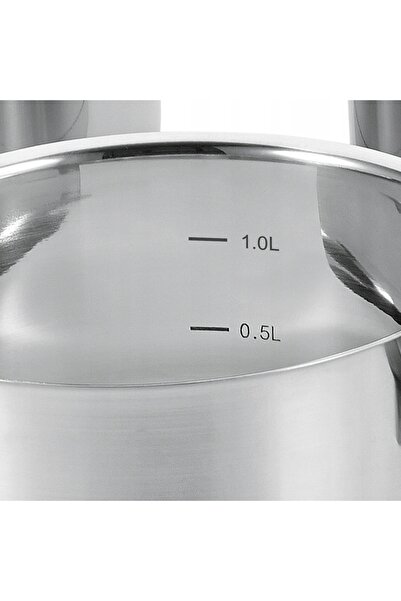 NO BRAND Set de vase de gătit din oțel inoxidabil pentru gaz și inducție, 8 p...
