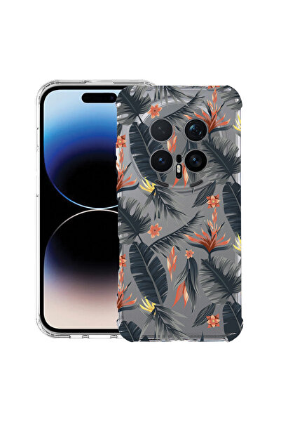 bestcase ®   Αντικραδασμική Θήκη Husa για Honor Magic 8 Pro, Τροπικά Λουλούδι...