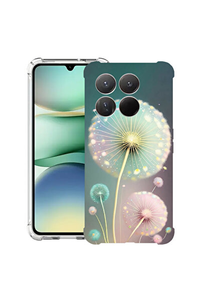 bestcase ® Husa Anti Shock Case For Motorola Edge 70 Fusion, Green Dandelion,...