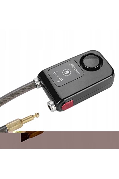NO BRAND Antifurt cu alarmă Bluetooth pentru bicicletă, cablu de oțel, 110dB,...